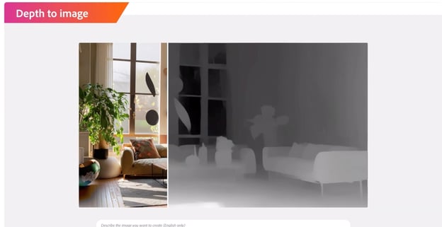 Adobe Firefly depth to image